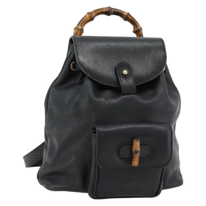 Gucci Vintage Bamboo Backpack Leather Mini