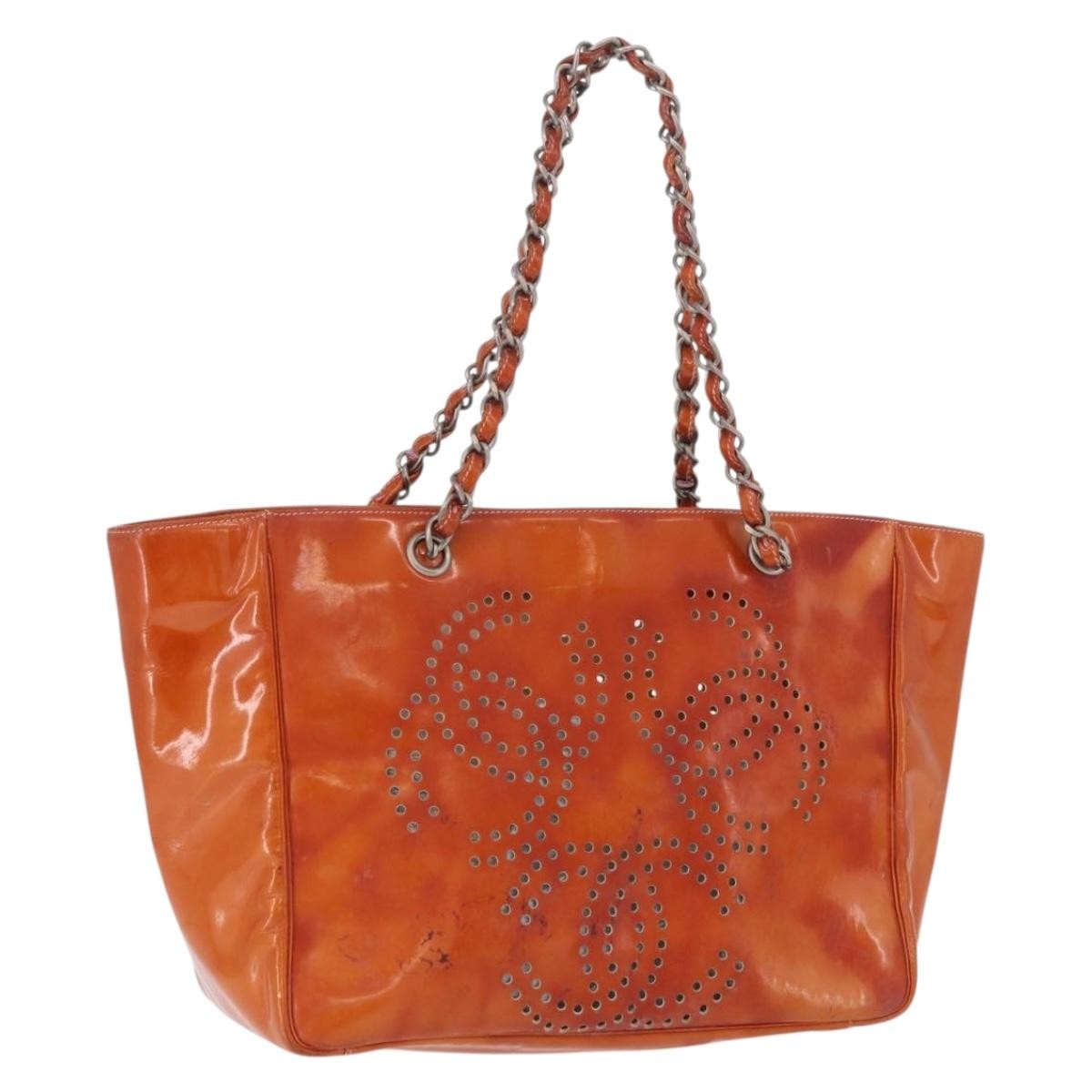 Chanel Triple CC Perforated Patent Medium