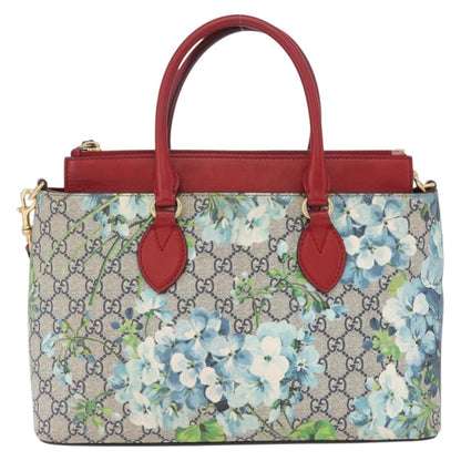 Gucci Linea A Convertible Blooms Print GG Coated Canvas Medium