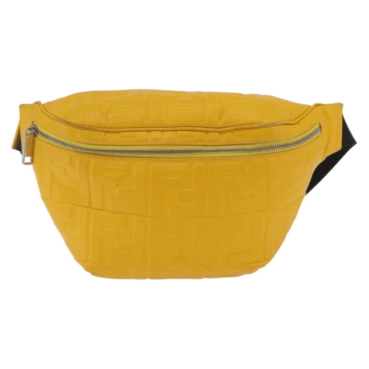 Fendi Zip Waist Zucca Embossed Leather Product Image