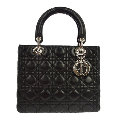 Christian Dior Lady Dior Cannage Quilt Lambskin Medium