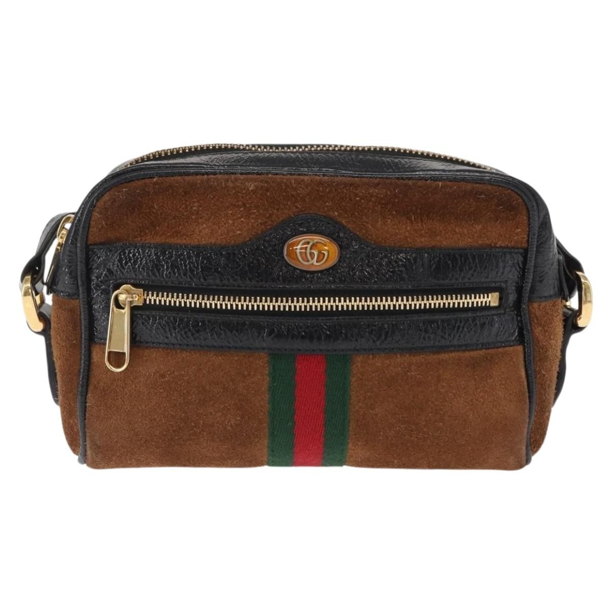 Gucci Ophidia Shoulder Bag Suede Small