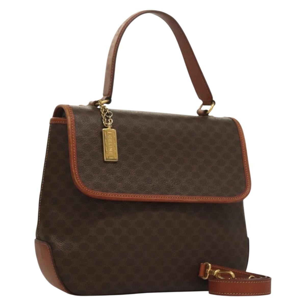 Celine Triomphe vintage handbag Macadam canvas Product Image