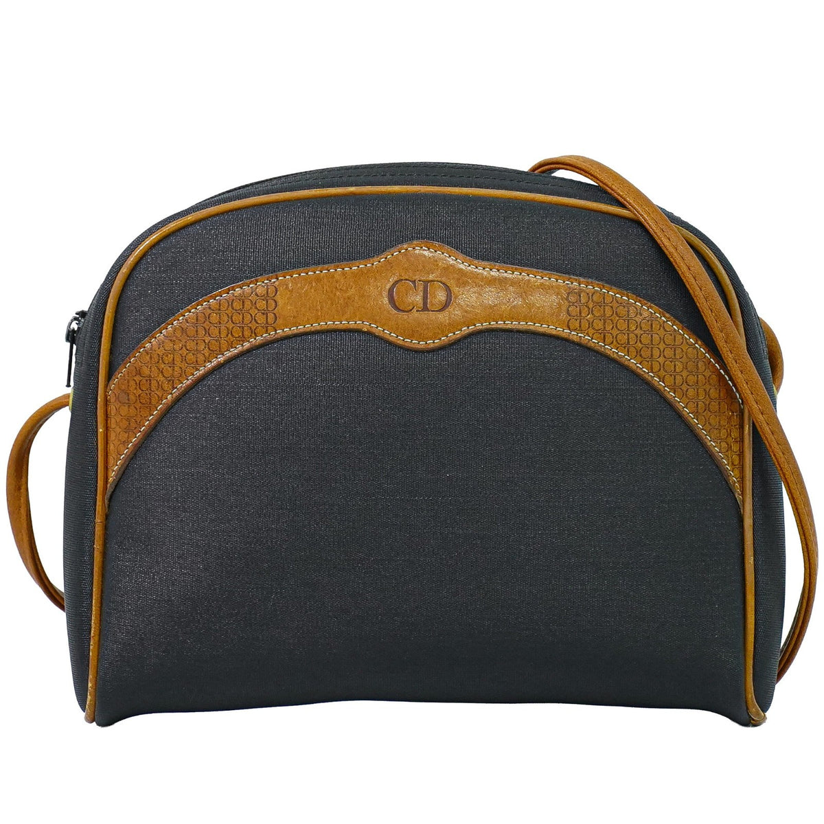 Christian Dior CD Shoulder bag Canvas and Leather Product Image