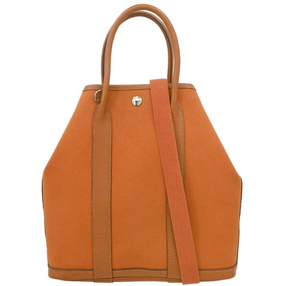Hermes Garden File Tote Toile and Leather 28