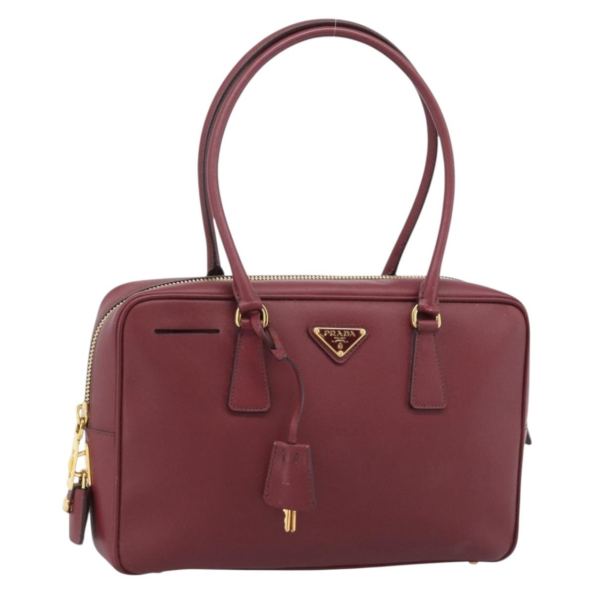 Prada Bauletto Saffiano Leather Medium