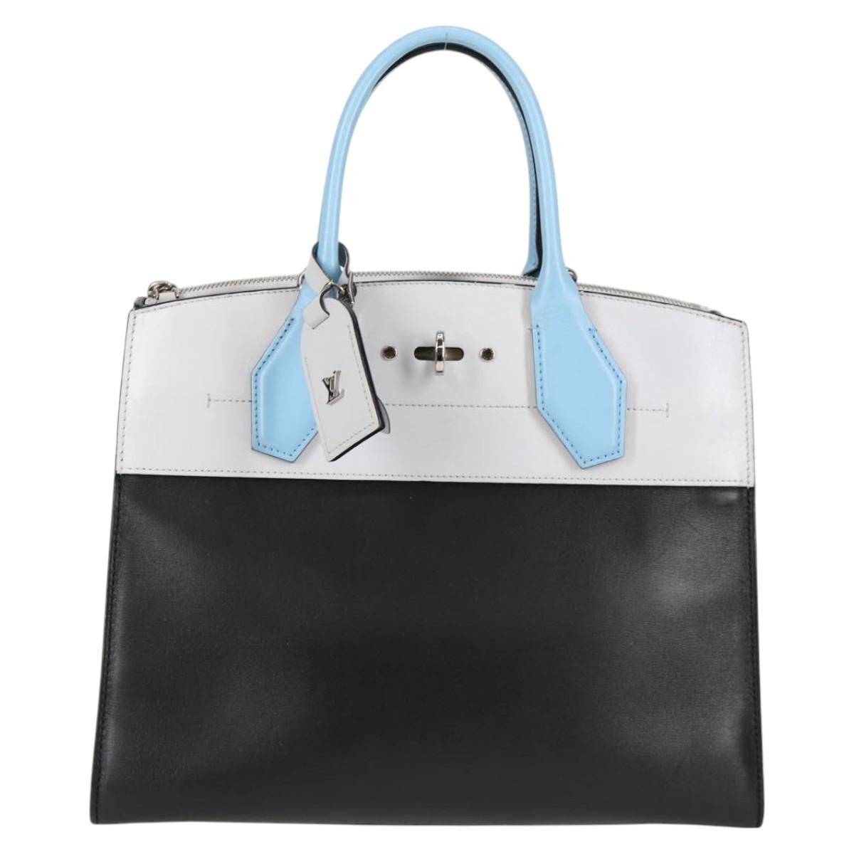 Louis Vuitton City Steamer Handbag Leather MM