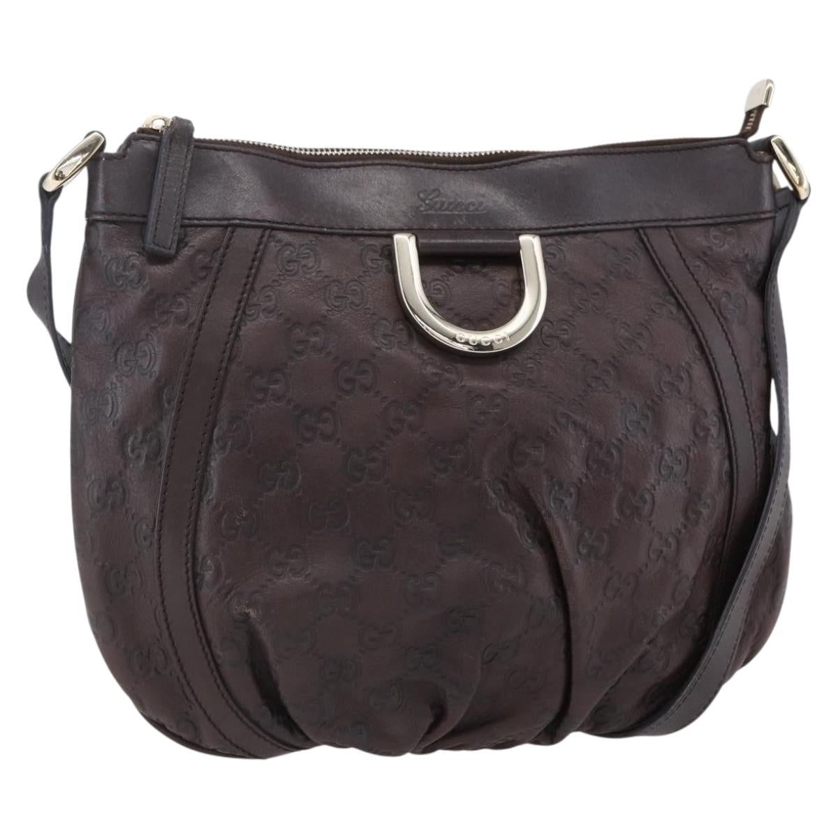 Gucci D Ring Messenger Bag Guccissima Leather Small
