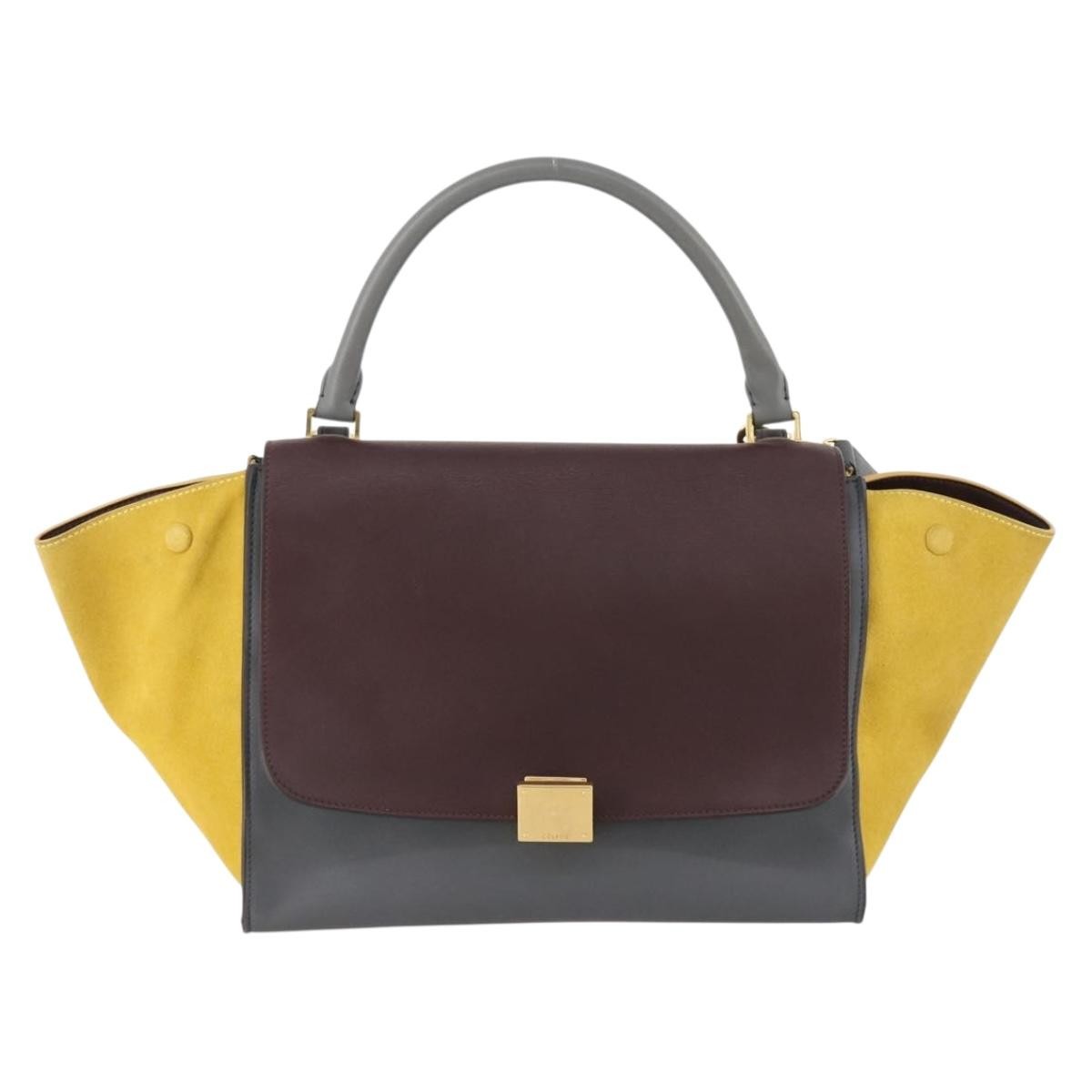 Celine Tricolor Trapeze Leather Medium