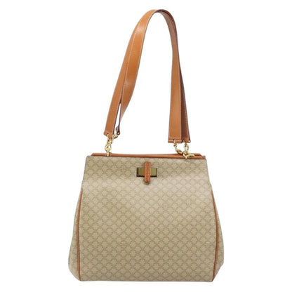 Celine Vintage Macadam Shopper Coated Canvas Medium
