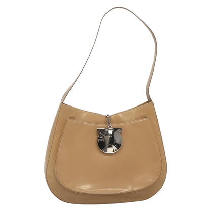 Salvatore Ferragamo Gancini Shoulder Bag Patent Leather Product Image