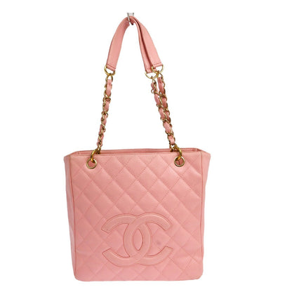 Chanel Petite Shopping Quilted Caviar Large