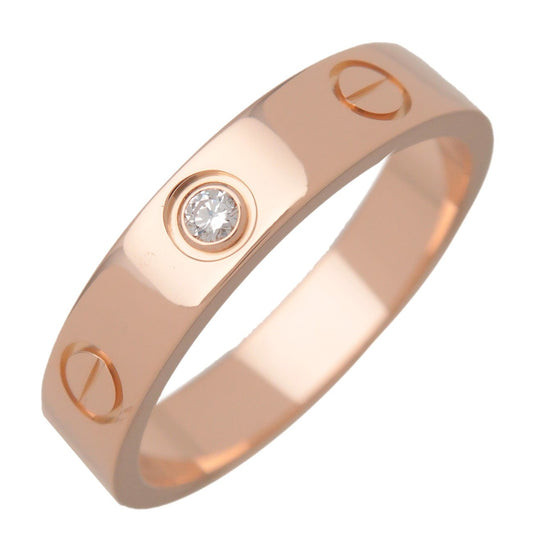 Cartier Love Wedding Band 1 Diamond 18K Rose Gold with Diamond Product Image