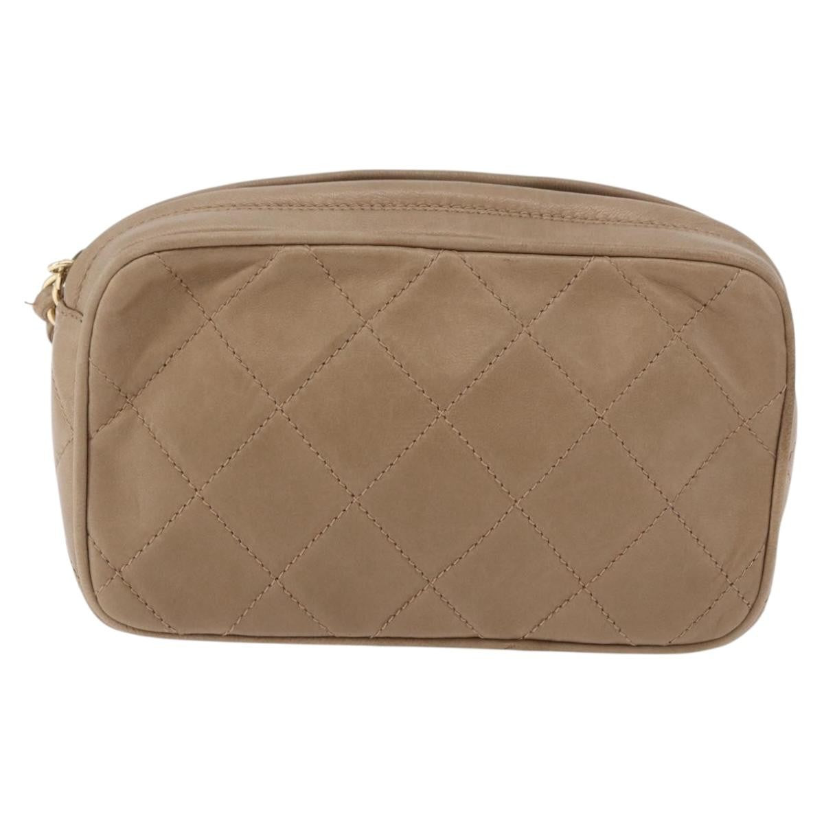 Chanel Vintage Clutch Leather Product Image