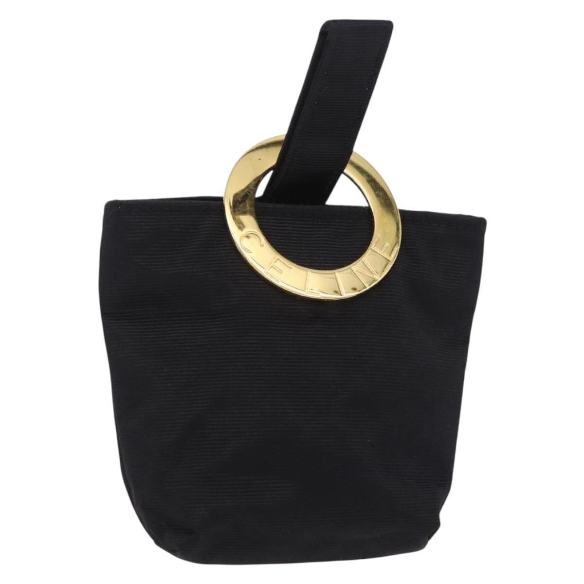 Celine Circle Logo Pouch Canvas N/a