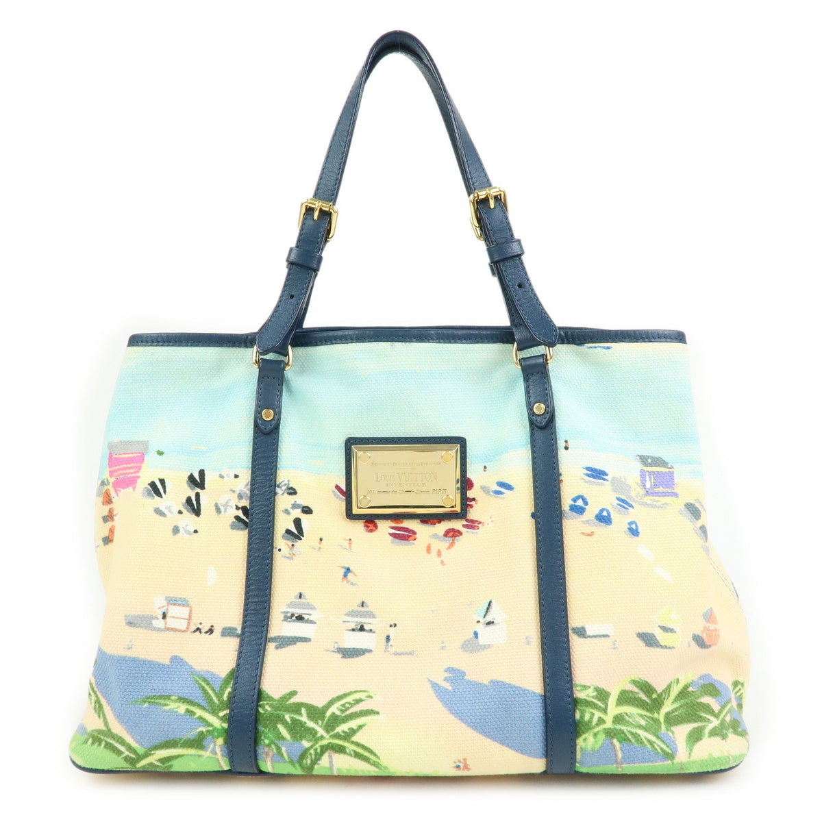 Louis Vuitton Ailleurs Cabas Limited Edition Printed Canvas PM