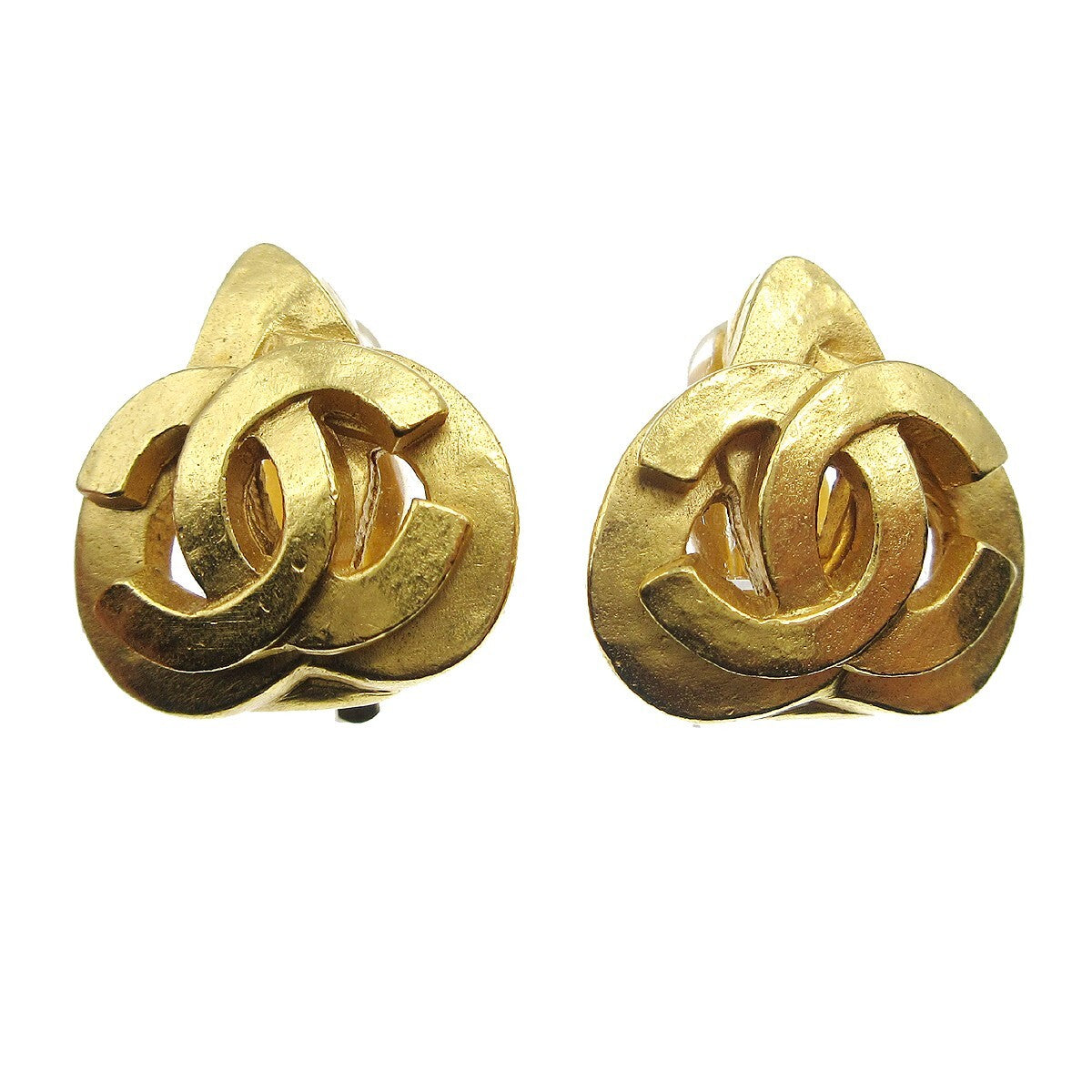 Chanel CC logo heart Gold-plated Product Image