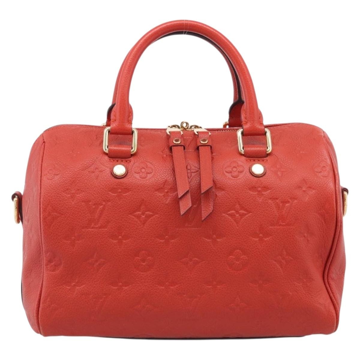 Louis Vuitton Speedy Bandouliere Monogram Empreinte Leather 25