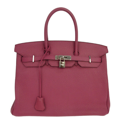 Hermes Birkin Handbag Pink Togo with Palladium Hardware 35