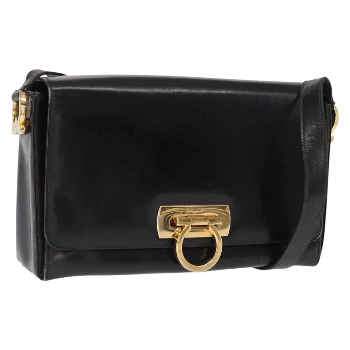 Salvatore Ferragamo Vintage Gancini Flap Leather Medium
