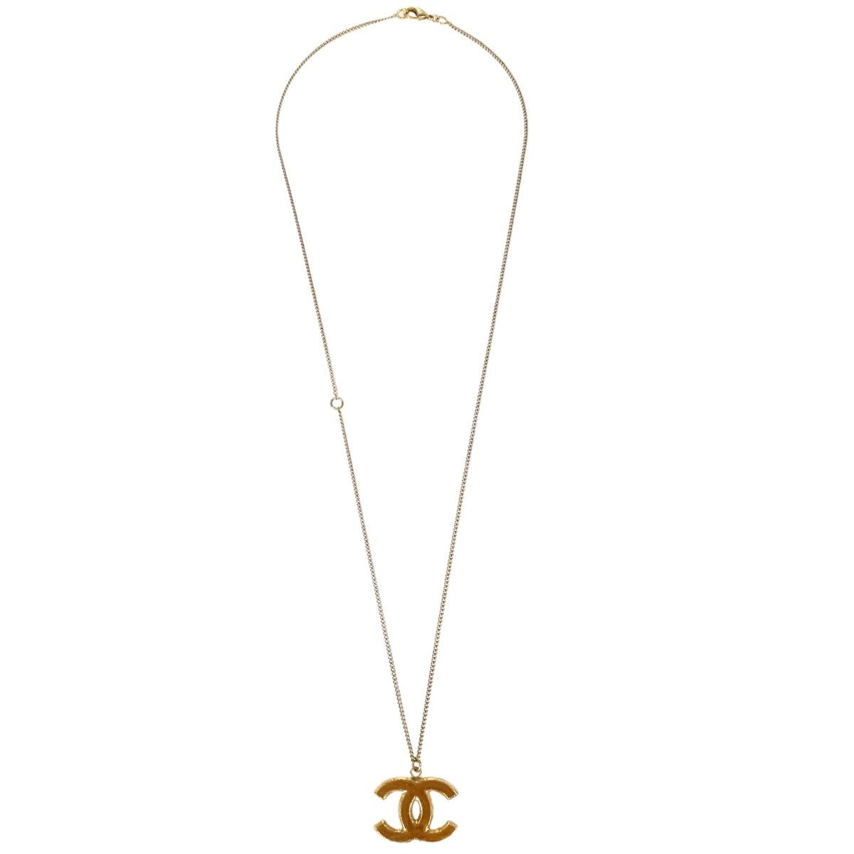 Chanel Vintage CC Pendent Plated Metal Product Image