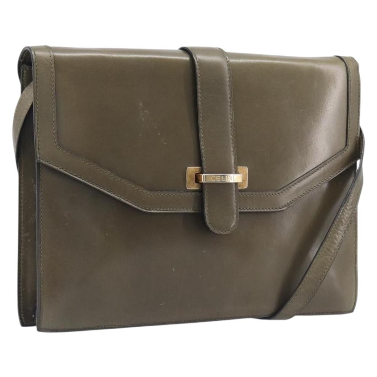 Celine Shoulder Leather Large