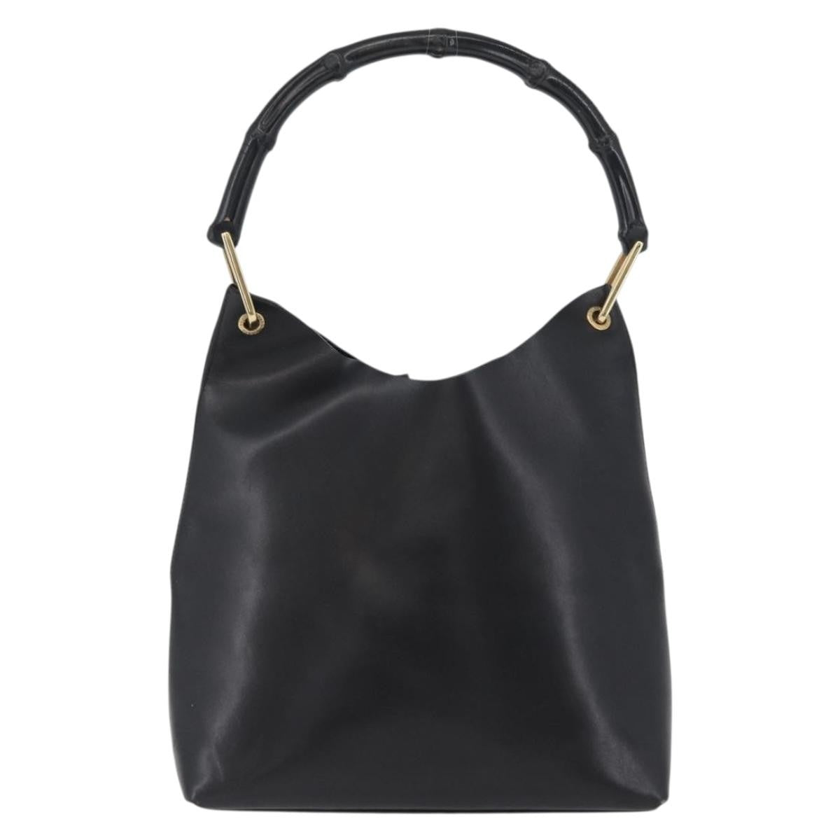 Gucci Vintage Bamboo Hobo Leather Product Image