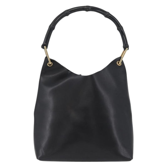 Gucci Vintage Bamboo Hobo Leather Product Image