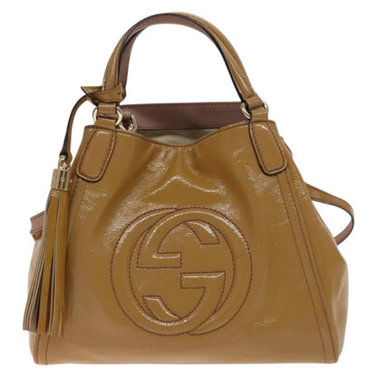 Gucci Soho Convertible Shoulder Bag Patent Small