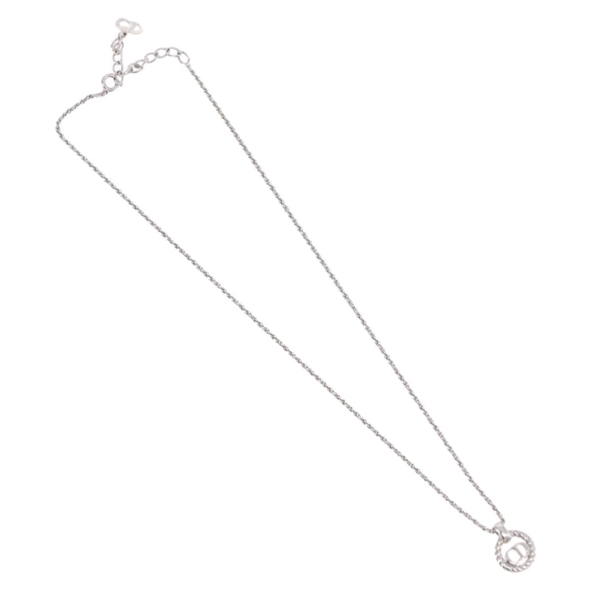 Christian Dior VIntage Circle Pendant Metal Product Image