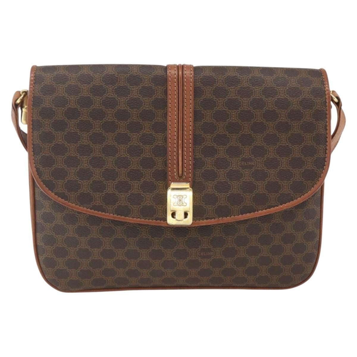 Celine Vintage Macadam Canvas and Leather Product Image