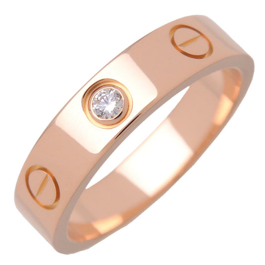Cartier Love Wedding Band 1 Diamond 18K Rose Gold with Diamond Product Image
