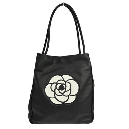 Chanel Camellia Lambskin Medium