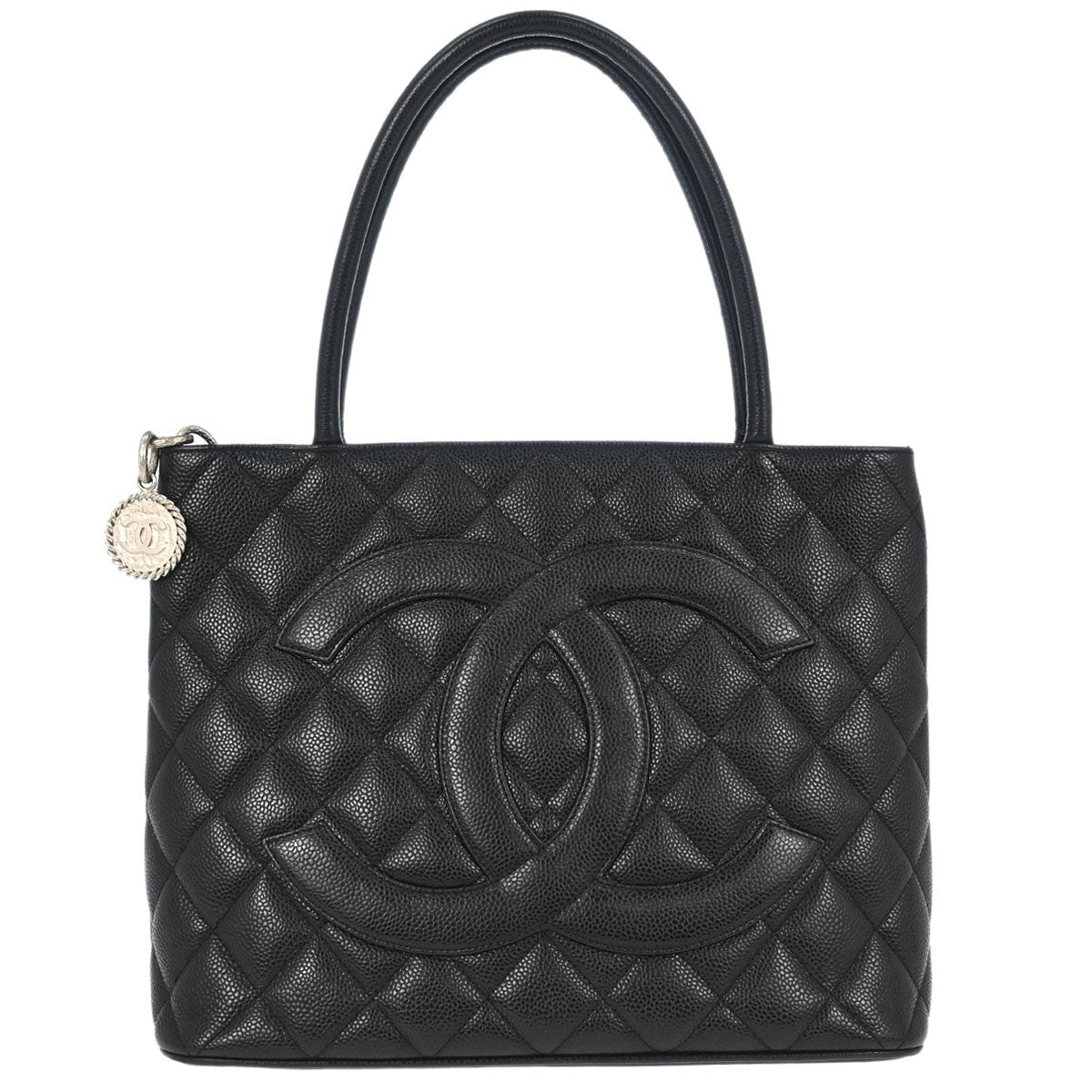 Chanel Medallion Tote Quilted Caviar Product Image
