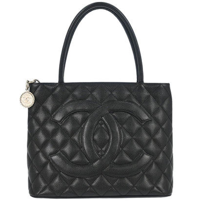 Chanel Medallion Tote Quilted Caviar Product Image