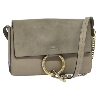 Chloe Faye Leather and Suede Small