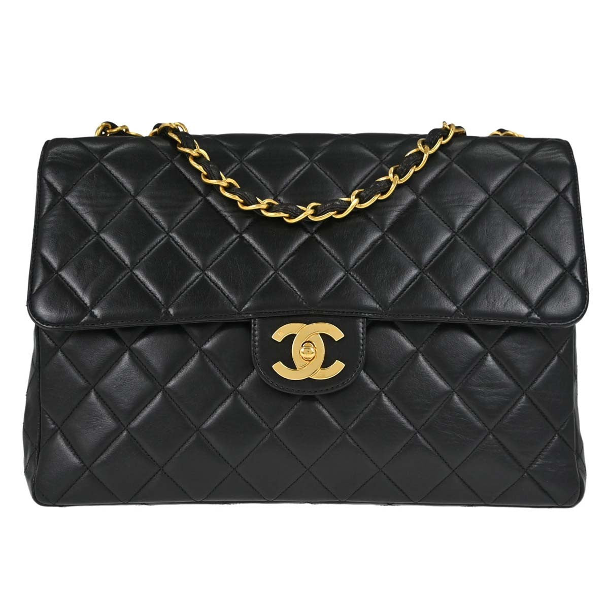 Chanel Classic Single Flap Quilted Lambskin Jumbo