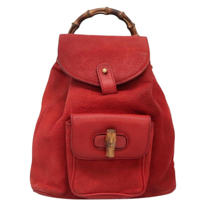 Gucci Vintage Bamboo Suede Mini