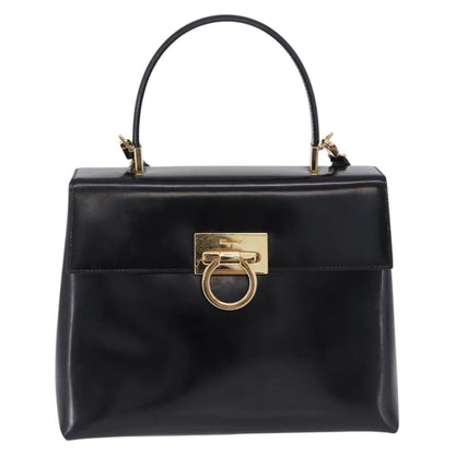 Salvatore Ferragamo Gancini Top Handle Leather Product Image
