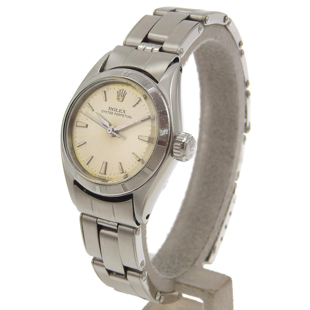Rolex Oyster Perpetual Automatic Stainless Steel and Yellow Gold with Diamond Bezel 26