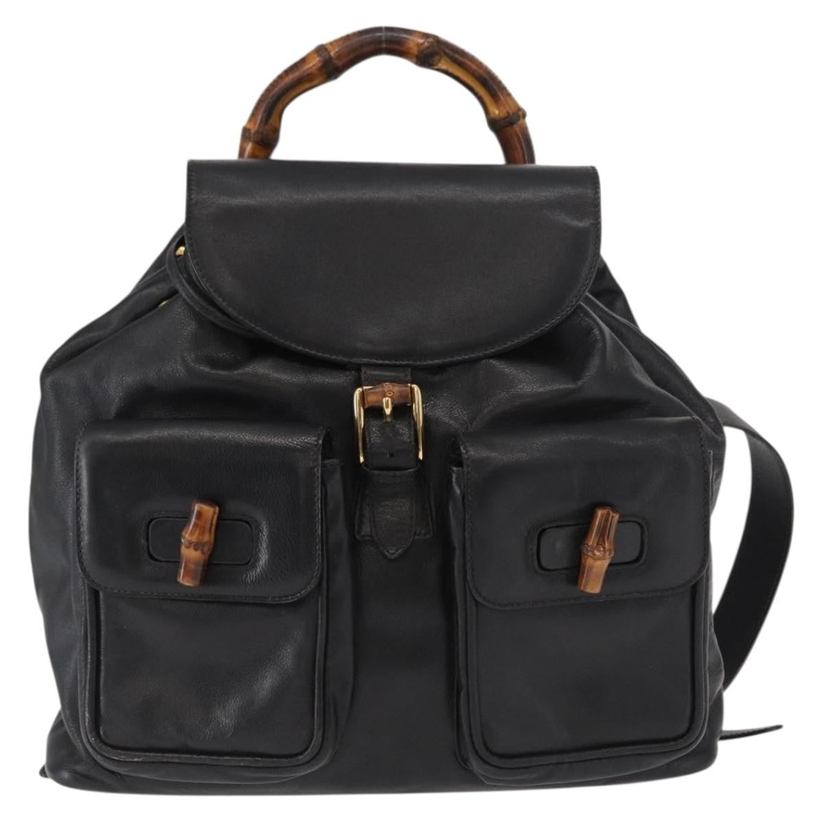 Gucci Vintage Bamboo Leather Product Image