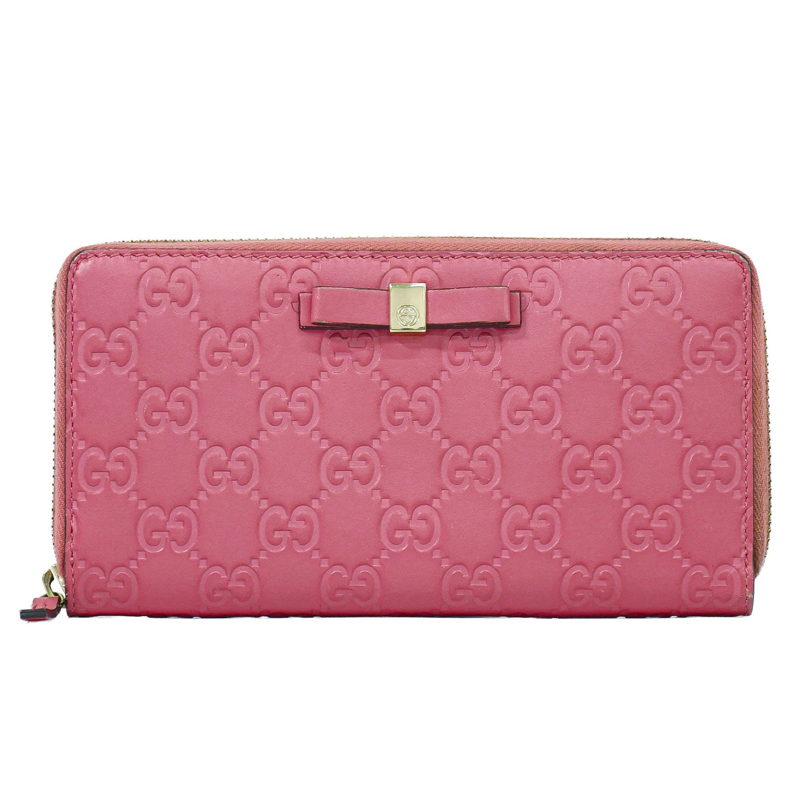 Gucci Zip Around Wallet (Outlet) Microguccissima Leather Long