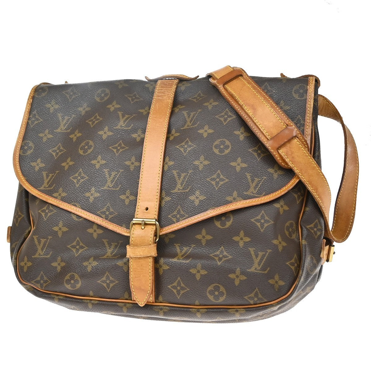 Louis Vuitton Saumur Monogram Canvas 35