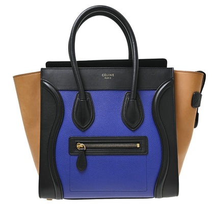 Celine Tricolor Luggage Leather Micro