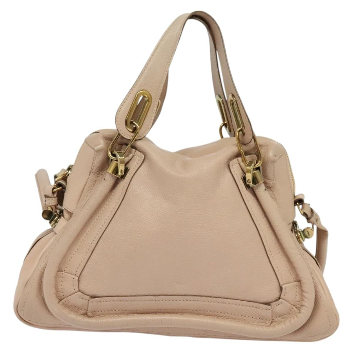 Chloe Paraty Handbag Quilted Leather Medium