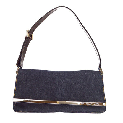 Fendi Convertible Baguette Denim Medium