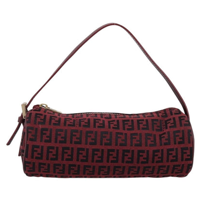 Fendi Vintage FF Zip Zucchino Canvas Medium