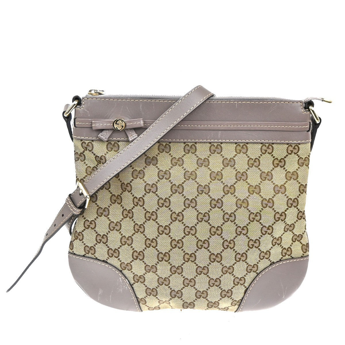 Gucci Mayfair Messenger GG Canvas and Leather Product Image
