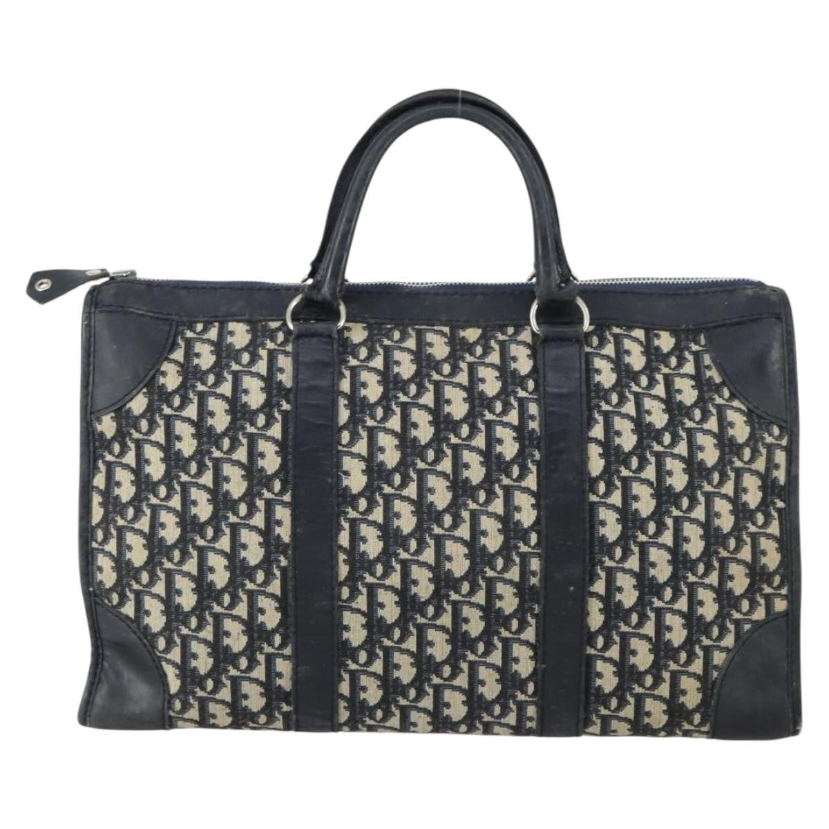Christian Dior Vintage Trotter Boston Bag Canvas Product Image