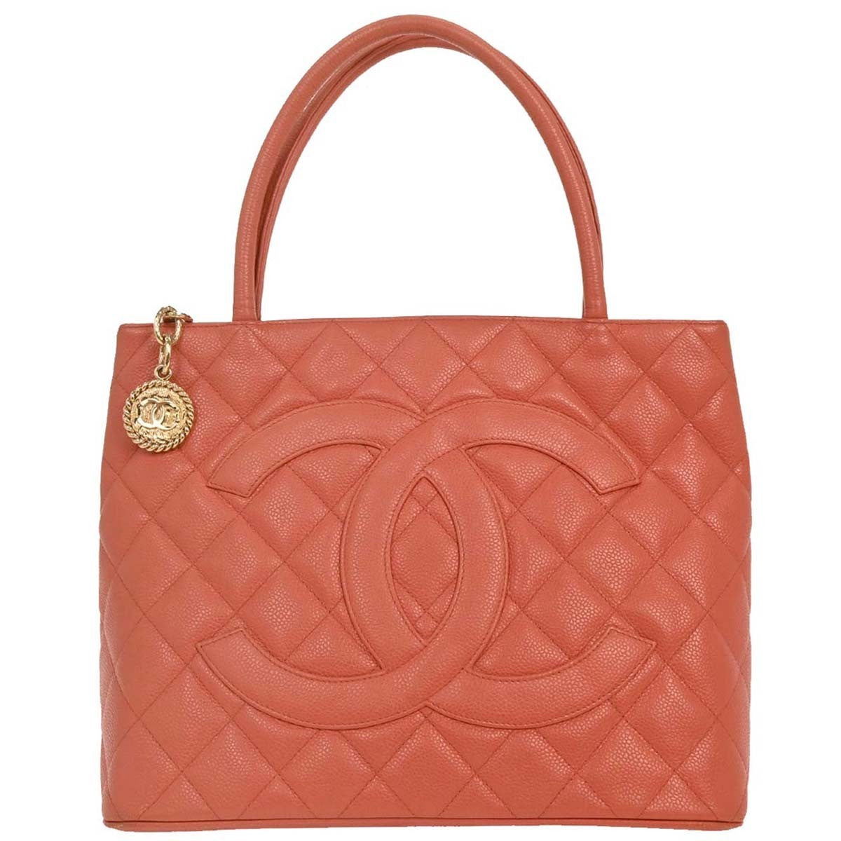 Chanel Medallion Tote Quilted Caviar Product Image